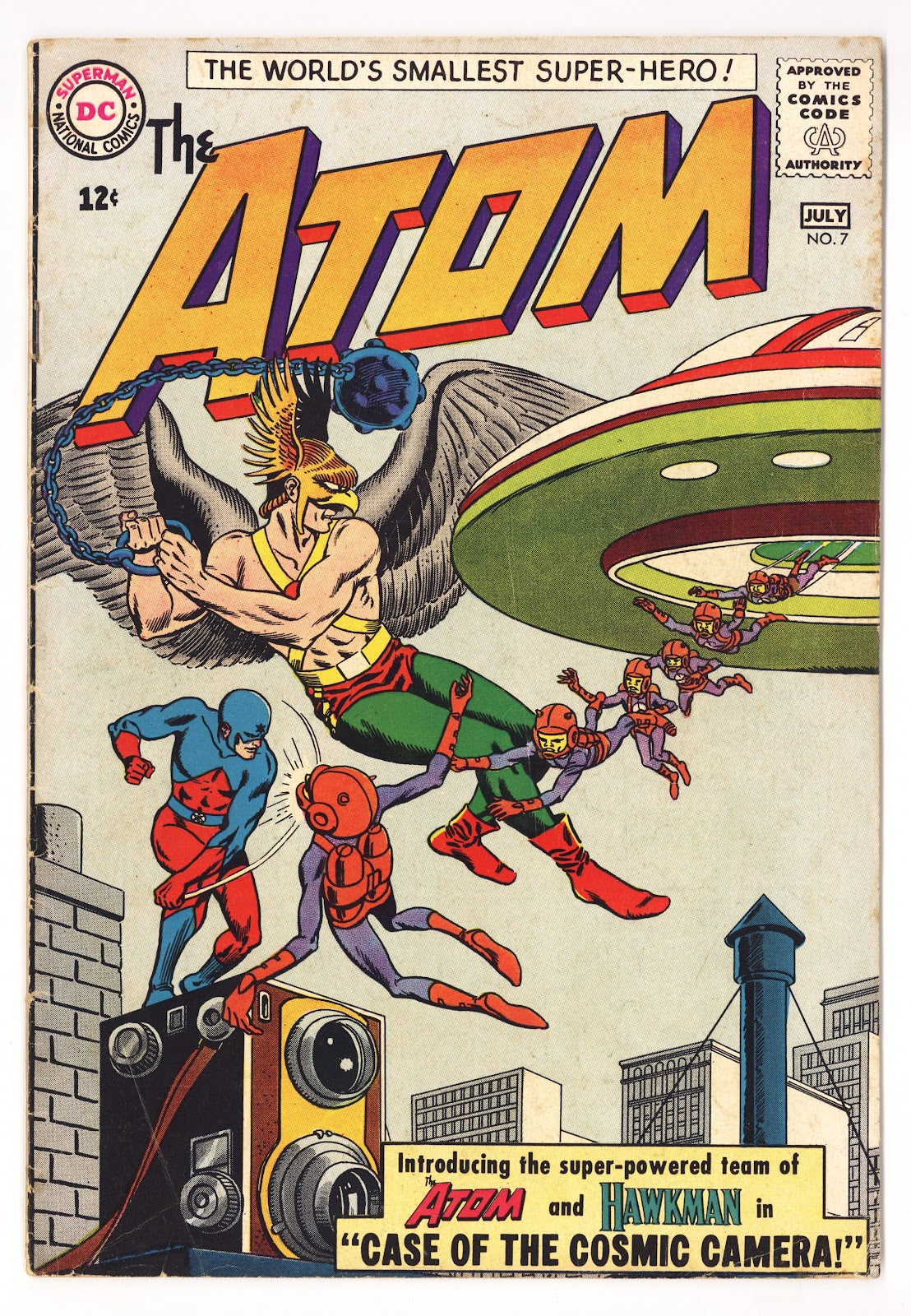 The Atom 7 VG+ (4.5) Manufactured W/O Bottom Staple (1963) 