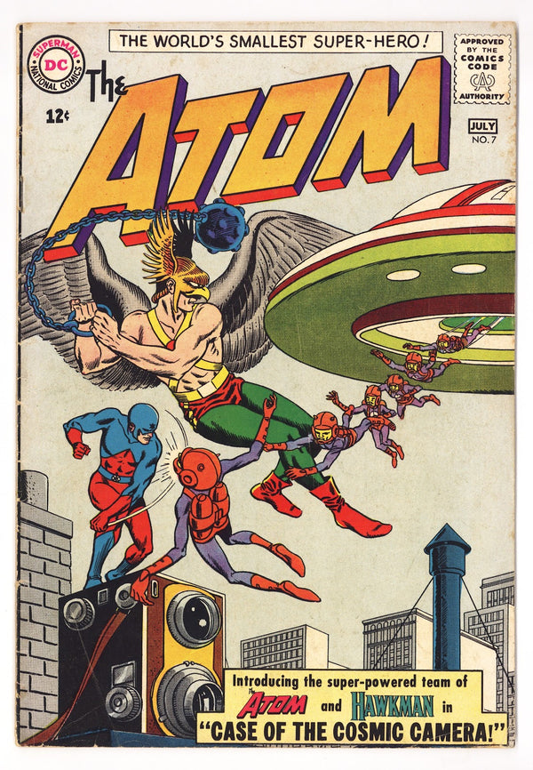 The Atom 7 VG+ (4.5) Manufactured W/O Bottom Staple (1963)
