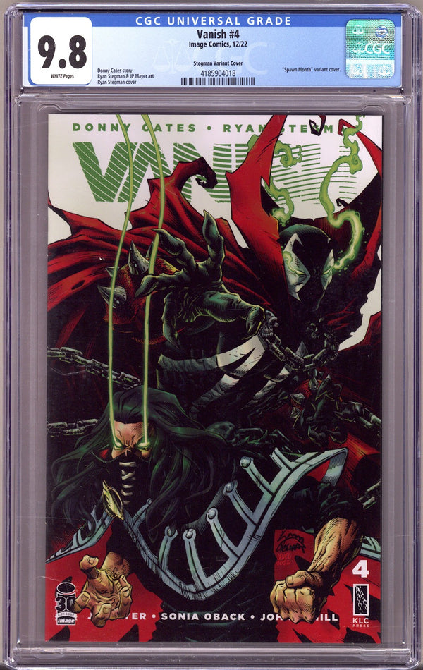 Vanish 4 CGC 9.8 (NM/M) (2022) Stegman Spawn Variant