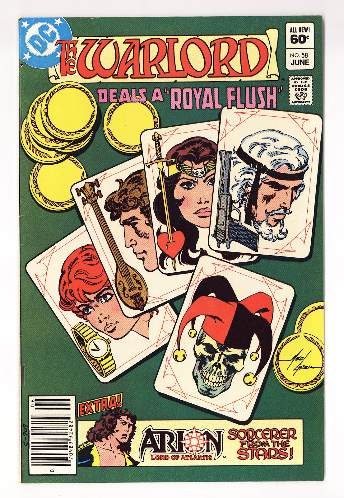 Warlord Vol 1 58  Mid Grade   (1982)   Newsstand