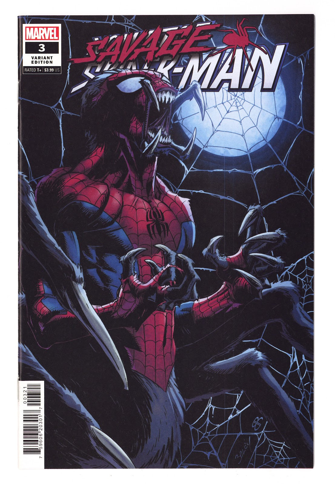 Savage Spider-Man 3 High Grade (2022) Bagley Variant 