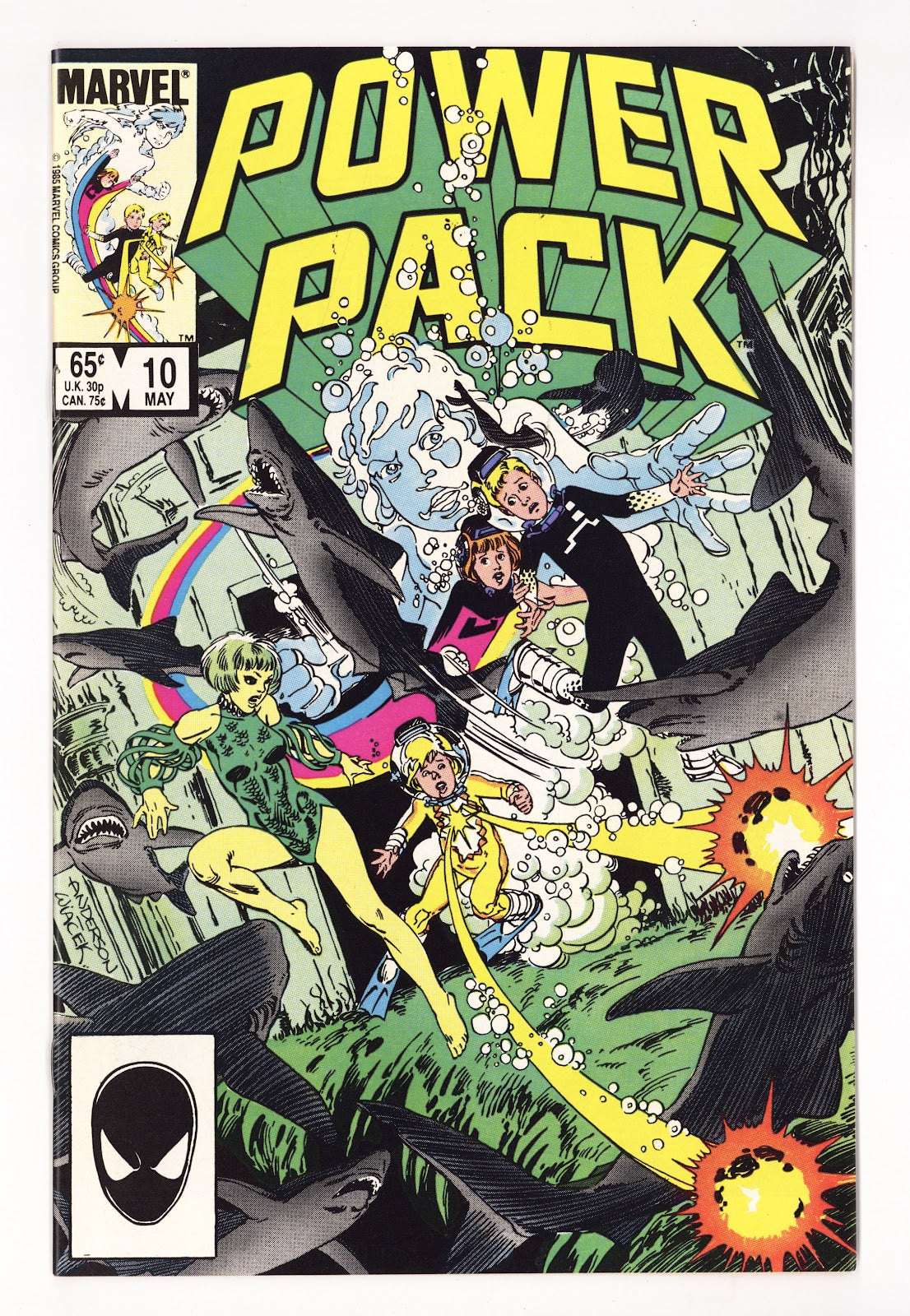 Power Pack Vol 1 10  High Grade   (1985)   Direct  