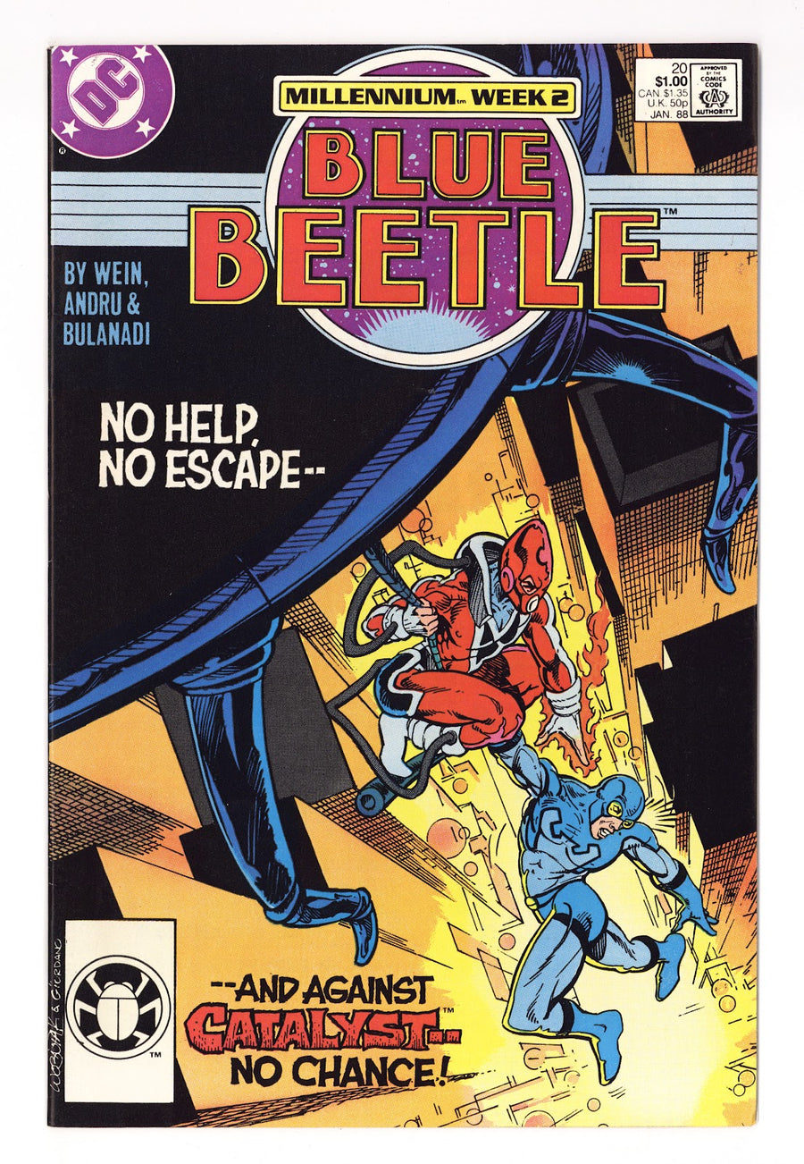 Blue Beetle Vol 7 20 High Grade (1988) Direct 