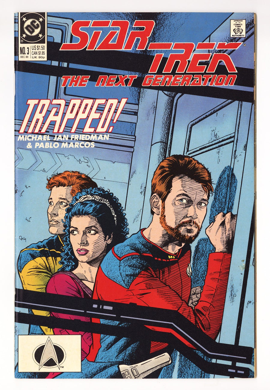 Star Trek: The Next Generation Vol 2 3  Mid Grade   (1989)