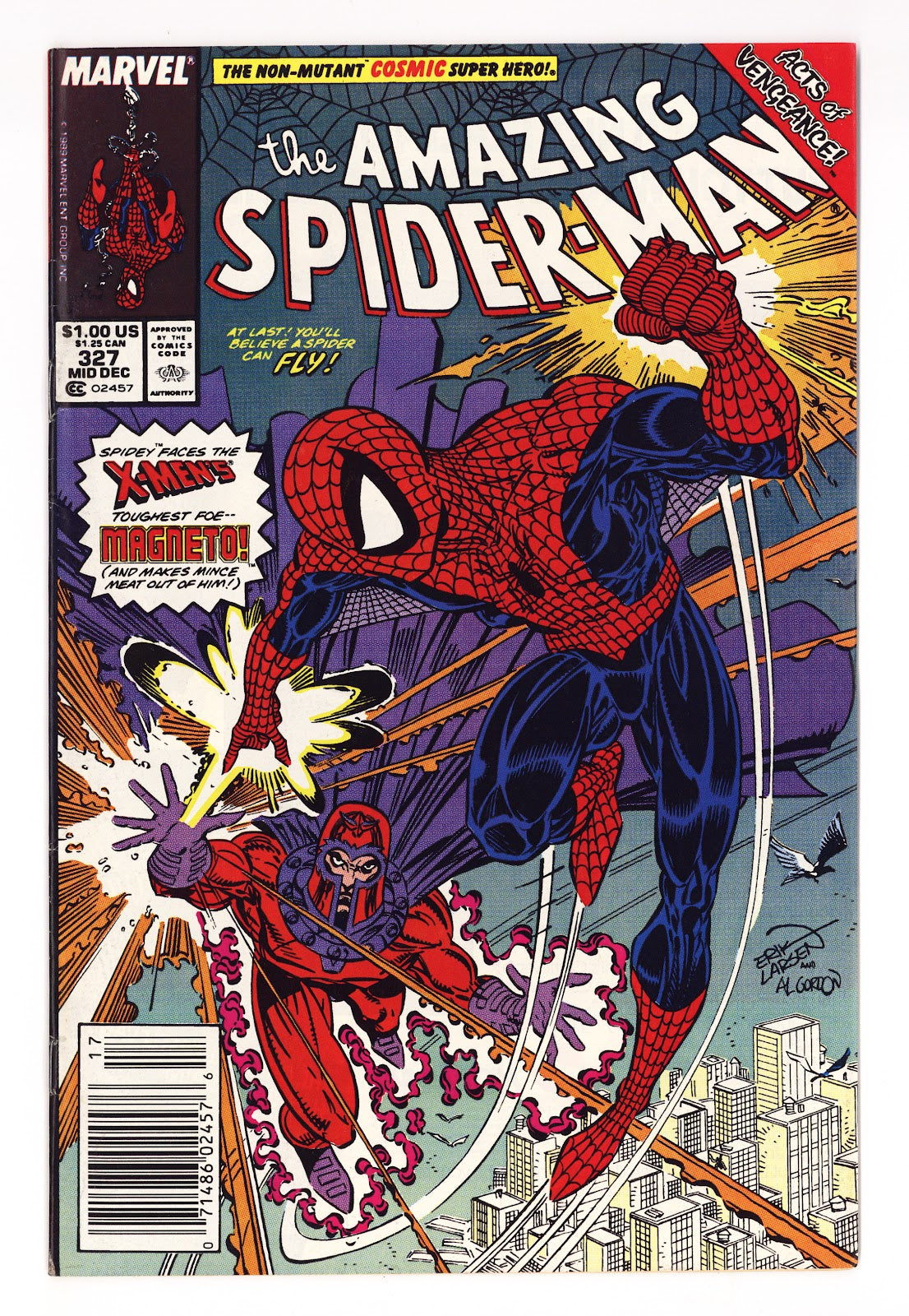 The Amazing Spider-Man Vol 1 327 Mid Grade (1989) Newsstand 