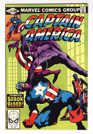 Captain America Vol 1 254  Mid Grade   (1981)