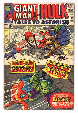 Tales to Astonish Vol 1 63  VG (4.0)   (1965)