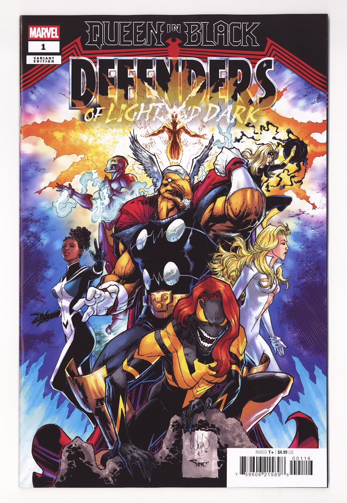 Queen in Black: Defenders of Light and Dark  1 Portacio  Incentive NM- (9.2) NM- (9.2) (2026)