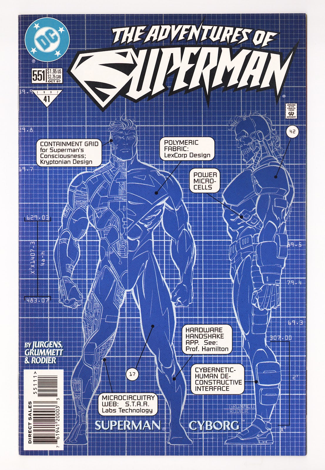 Adventures of Superman Vol 1 551  High Grade   (1997)     