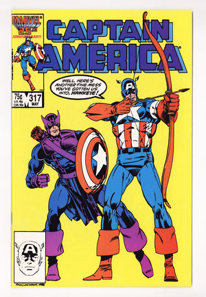 Captain America Vol 1 317 High Grade (1986)