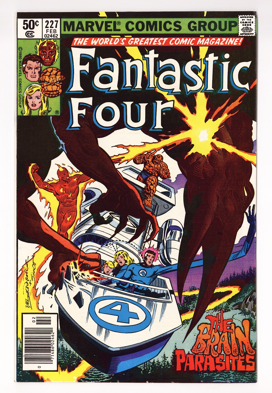 Fantastic Four Vol 1 227 High Grade (1981) Newsstand 