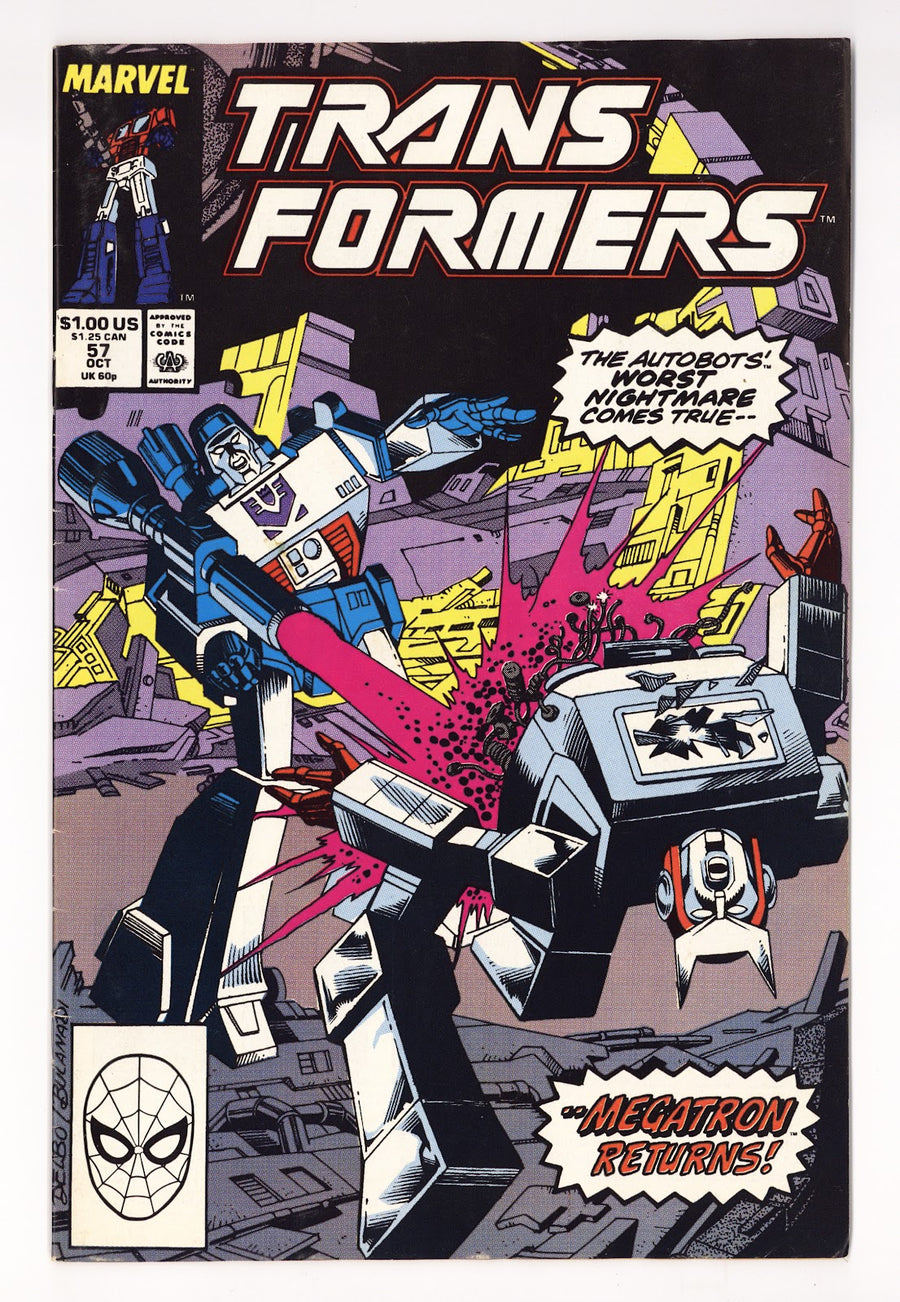 The Transformers Vol 1 57  FN+ (6.5)   (1989)     