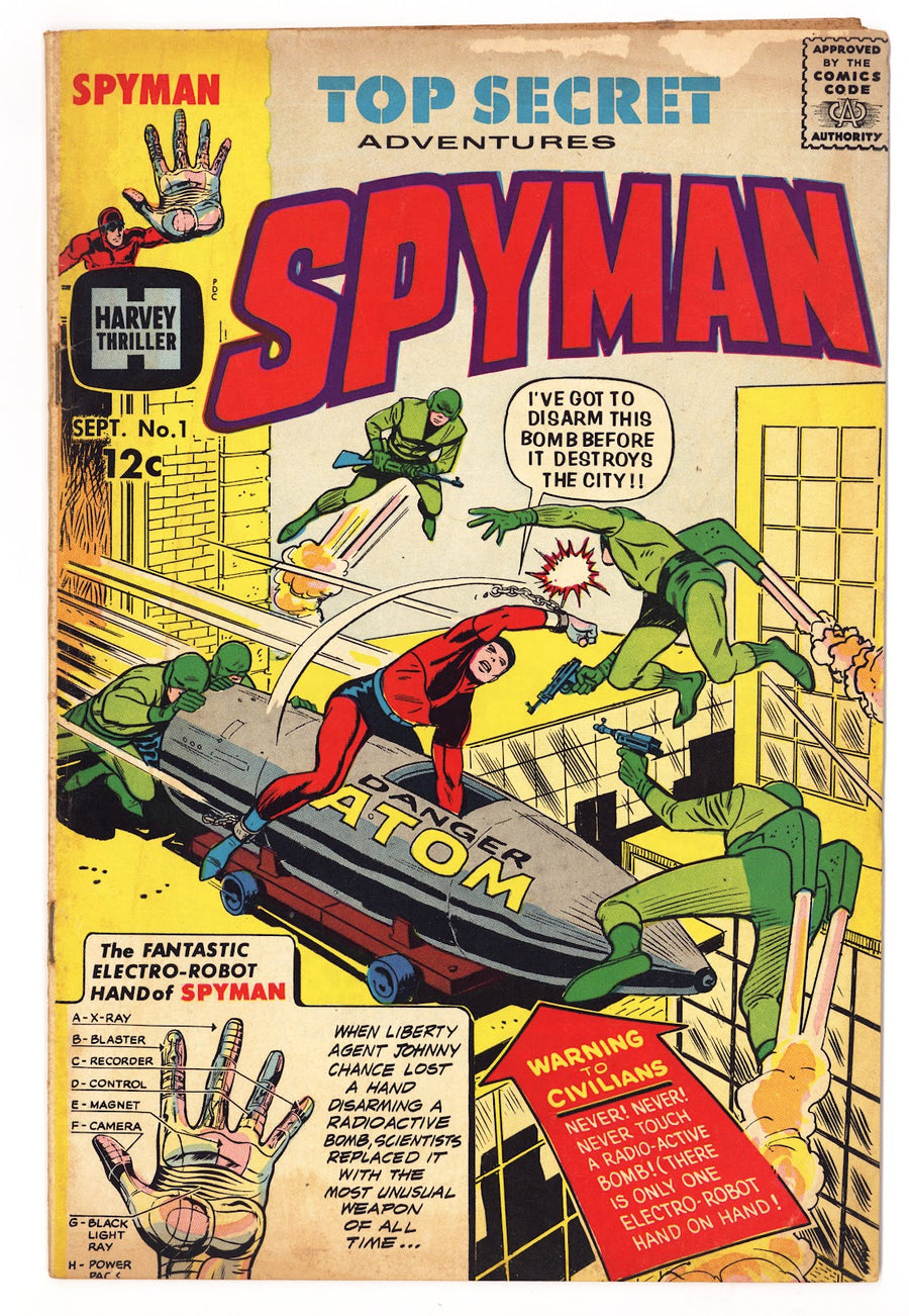 Spyman Vol 1 1  VG+ (4.5)   (1966)