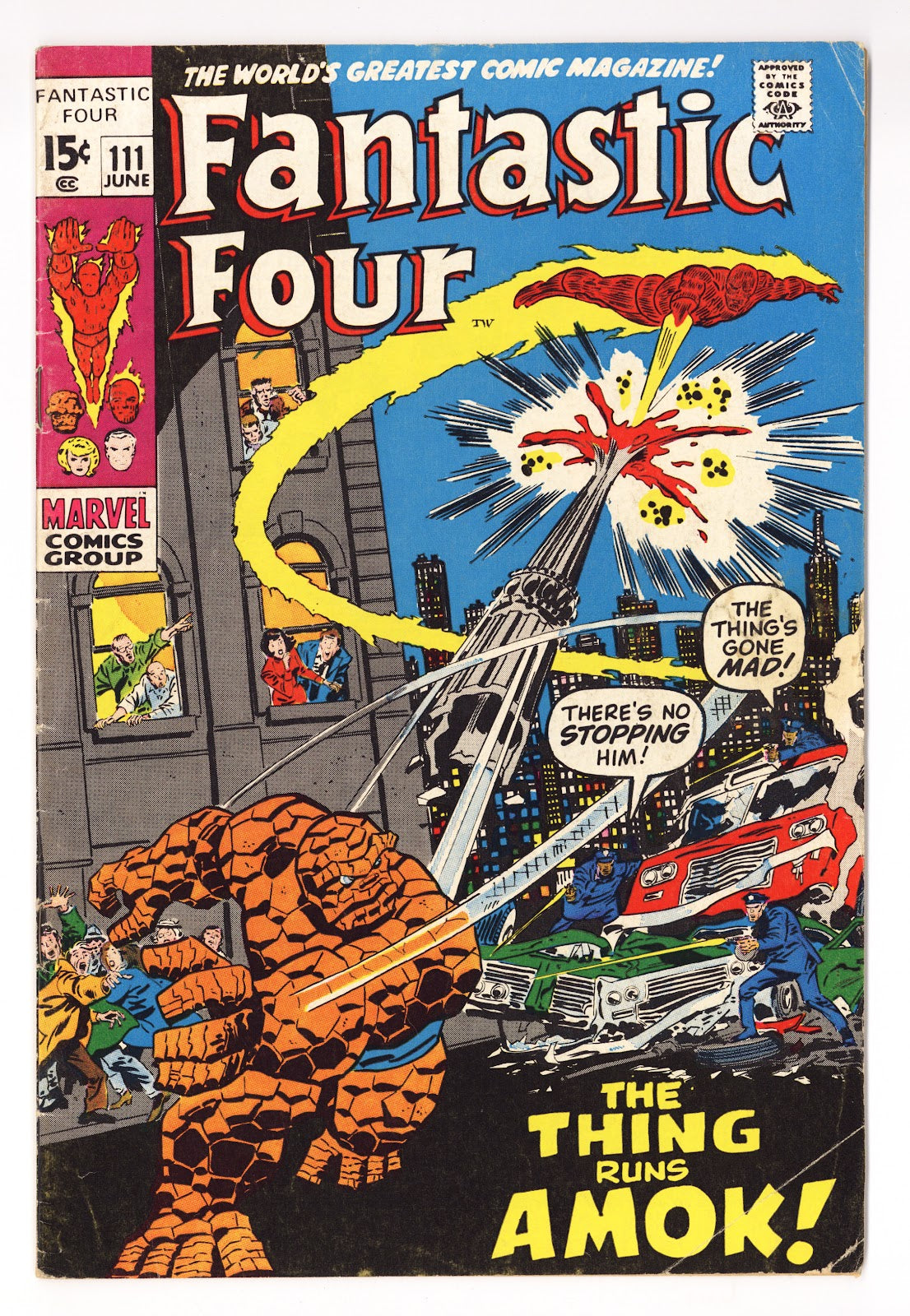 Fantastic Four Vol 1 111 VG (4.0) (1971) 