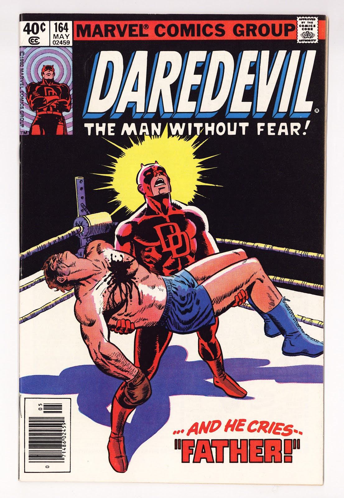 Daredevil Vol 1 164 VF+ (8.5) (1980) Newsstand 