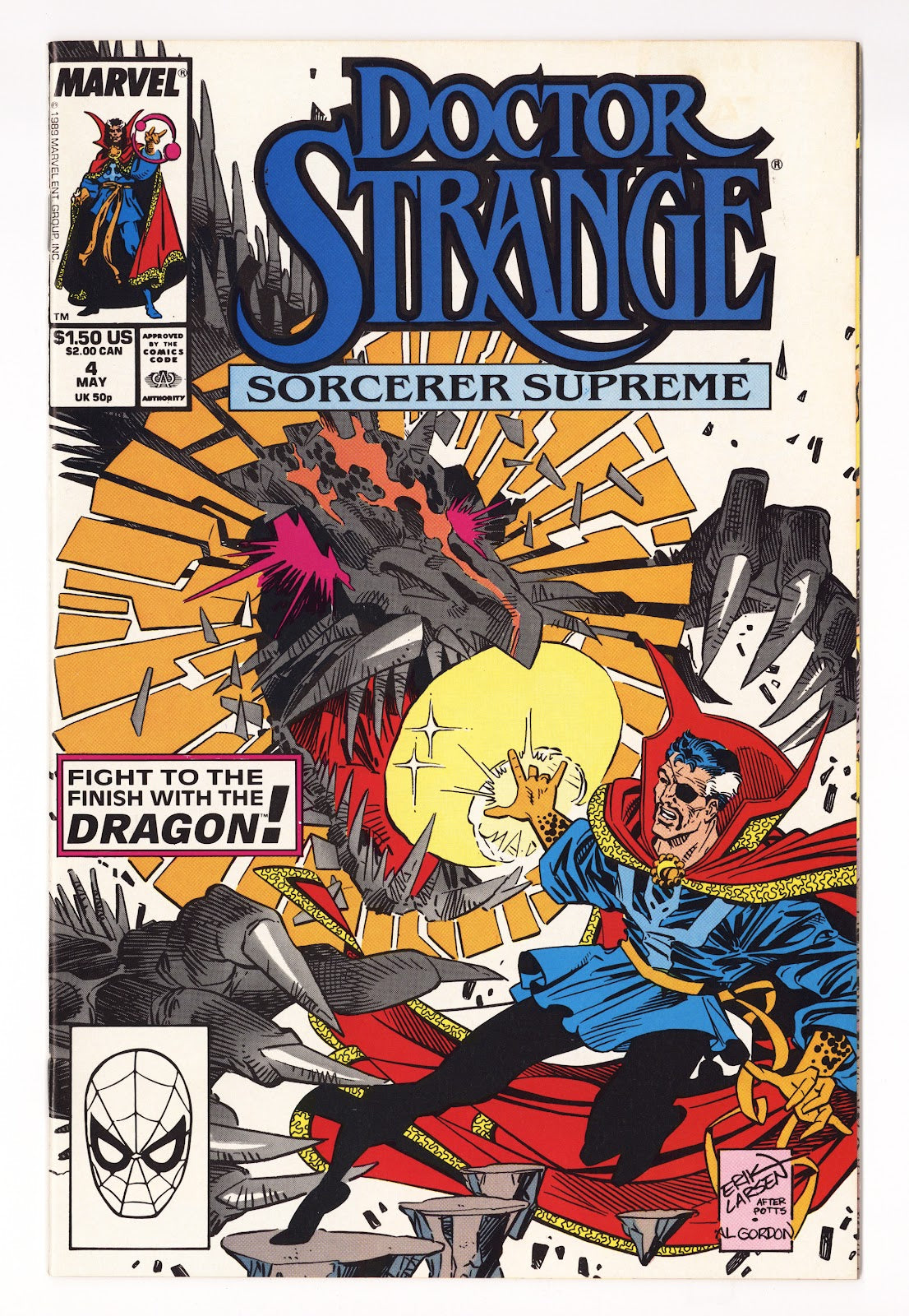 Doctor Strange, Sorcerer Supreme Vol 1 4  High Grade   (1989)     