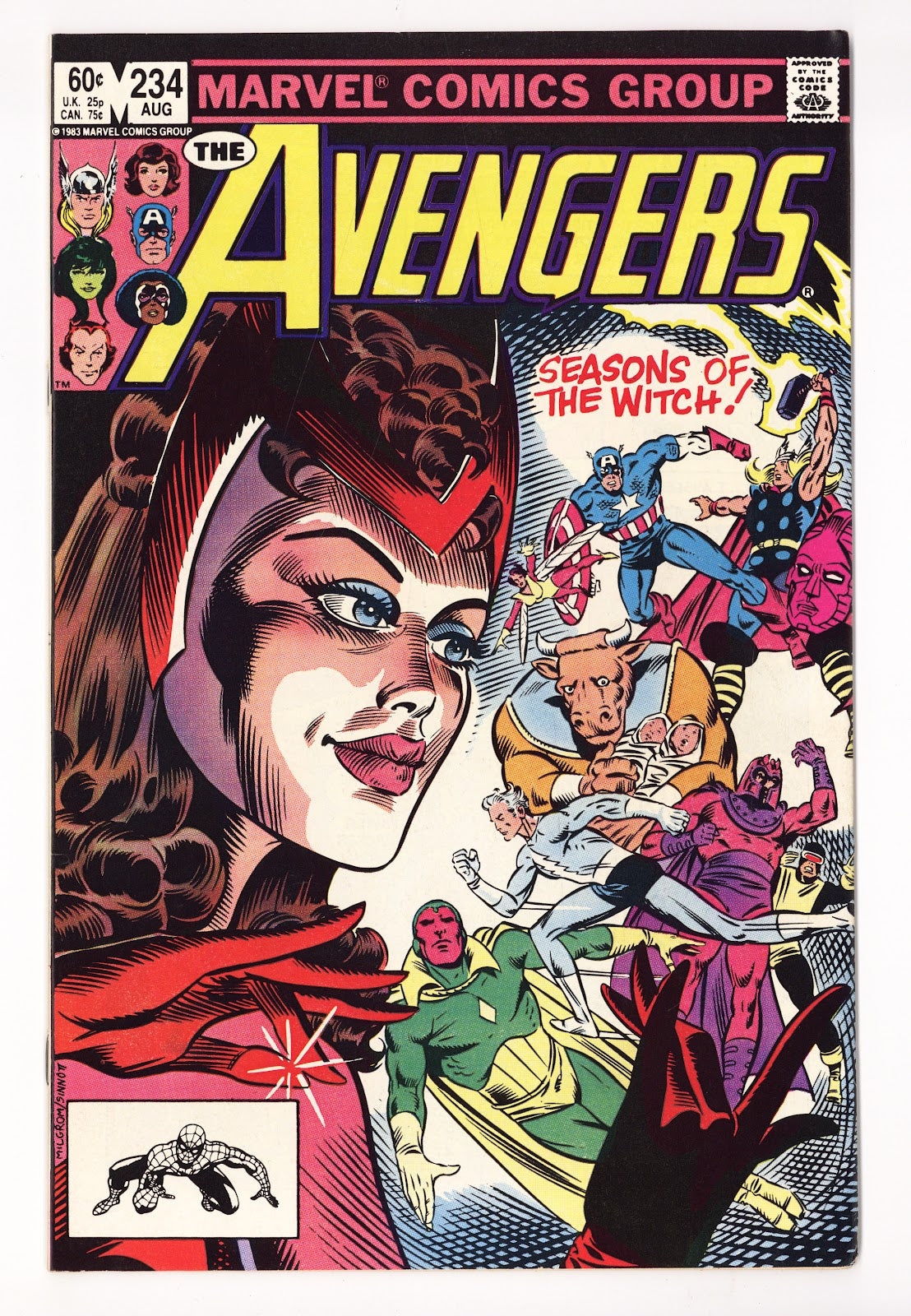 The Avengers Vol 1 234 High Grade (1983) Direct 