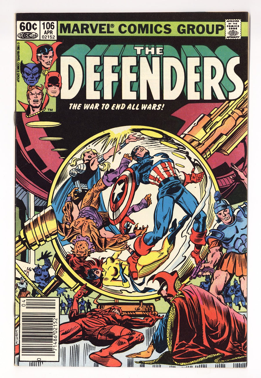 The Defenders Vol 1 106  Mid Grade   (1982)   Newsstand