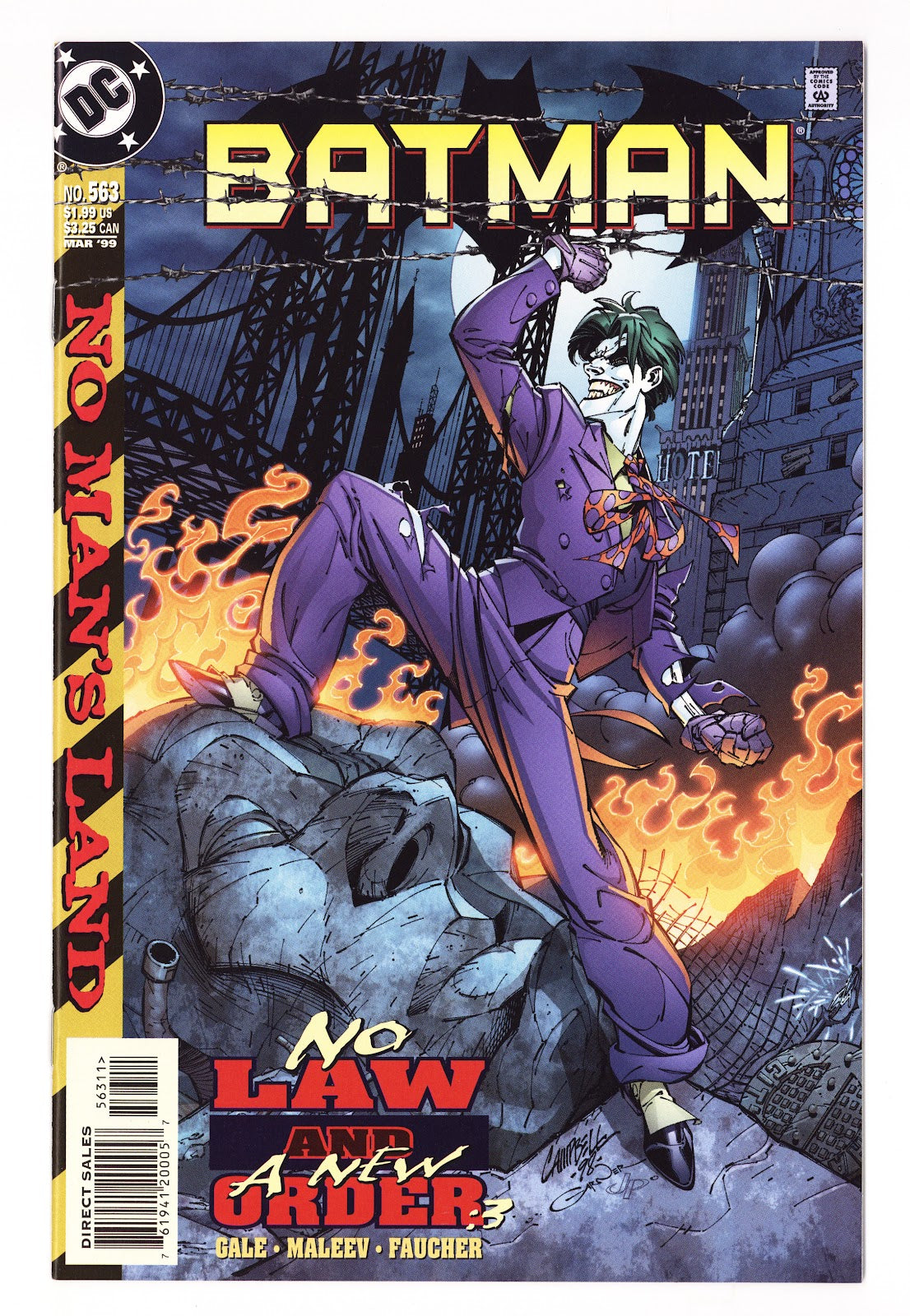 Batman Vol 1 563 High Grade (1999) Direct Sales 