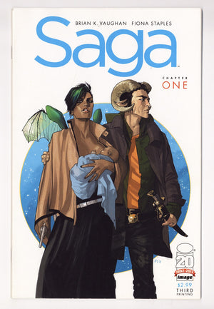 Saga 1 VF- (7.5) (2013) 3rd Print