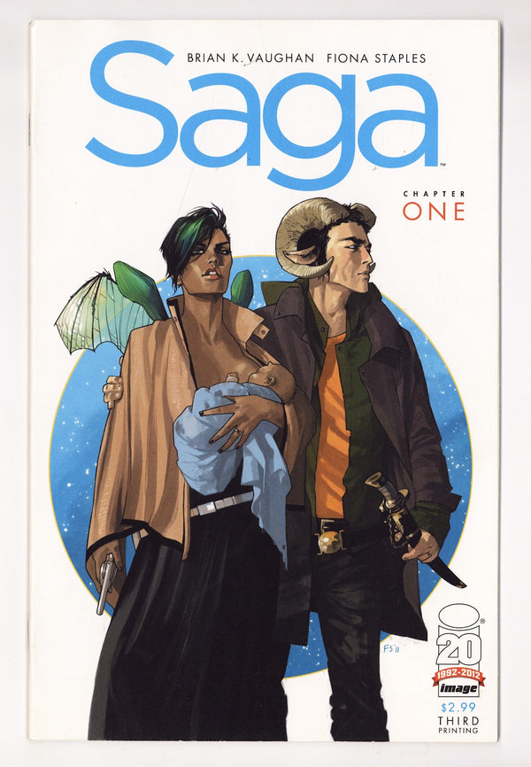 Saga 1 VF- (7.5) (2013) 3rd Print