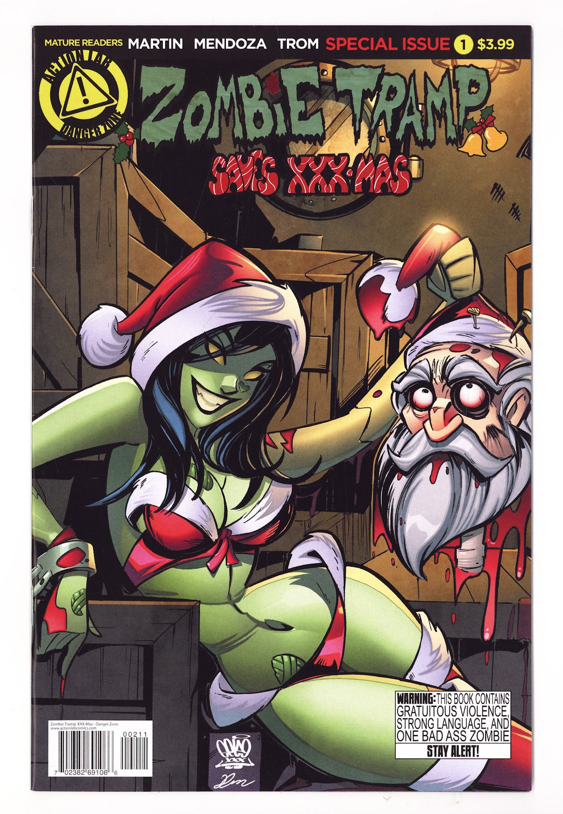 Zombie Tramp: Saves XXX-Mas 1 VF/NM (9.0) (2015) 