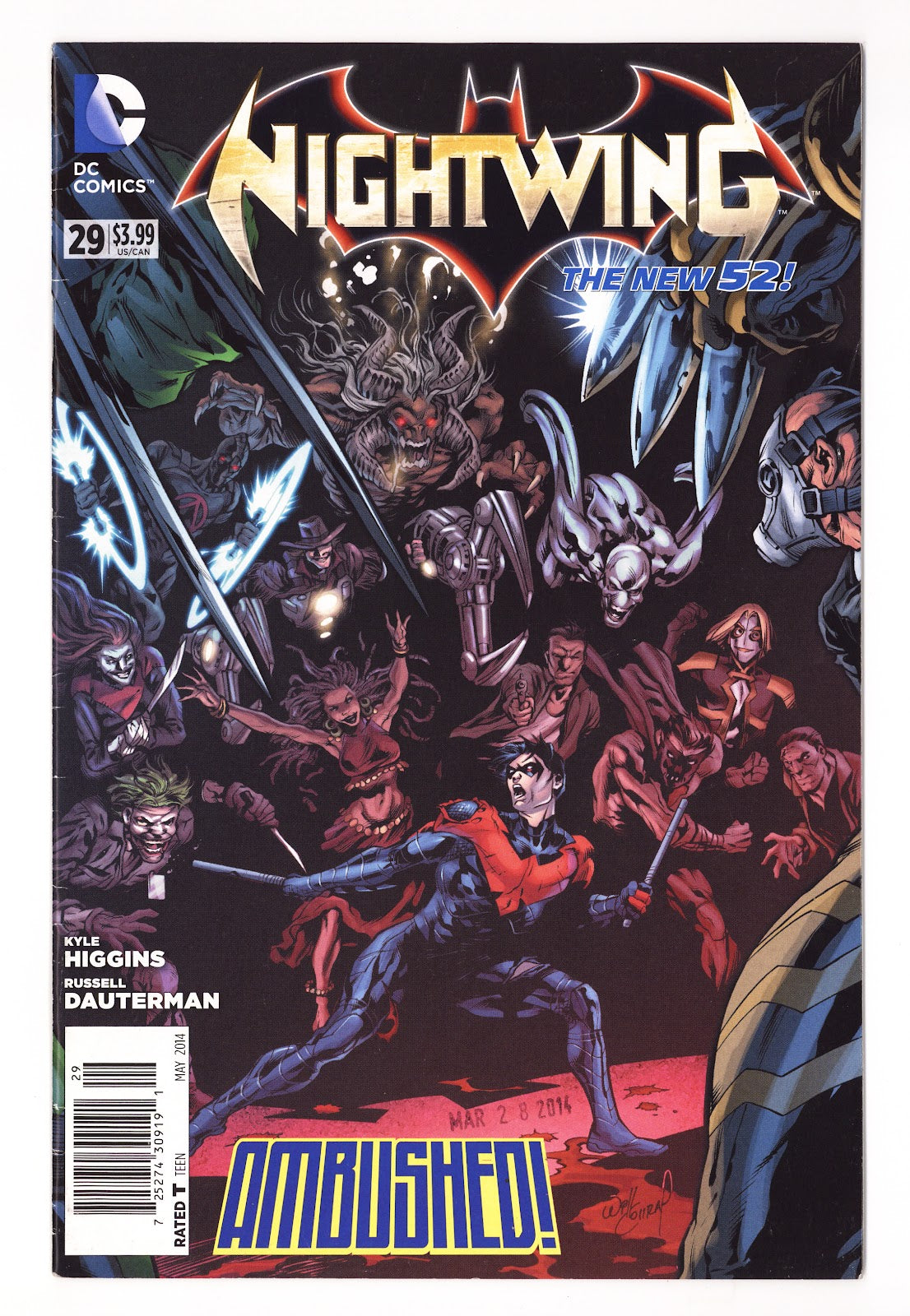 Nightwing Vol 3 29  Mid Grade   (2014)   Newsstand