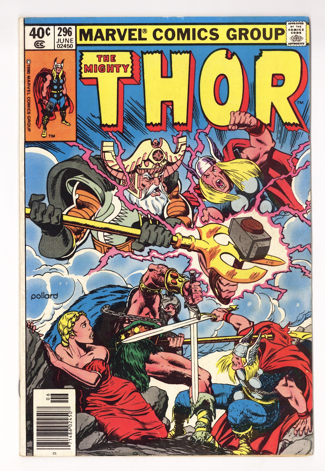 Thor Vol 1 296  Low Grade   (1980)   Newsstand