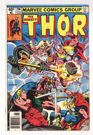 Thor Vol 1 296  Low Grade   (1980)   Newsstand