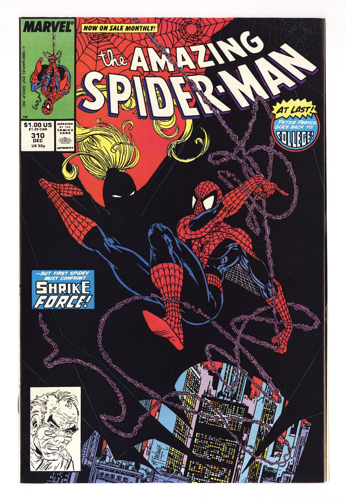 The Amazing Spider-Man Vol 1 310  VF- (7.5)   (1988)