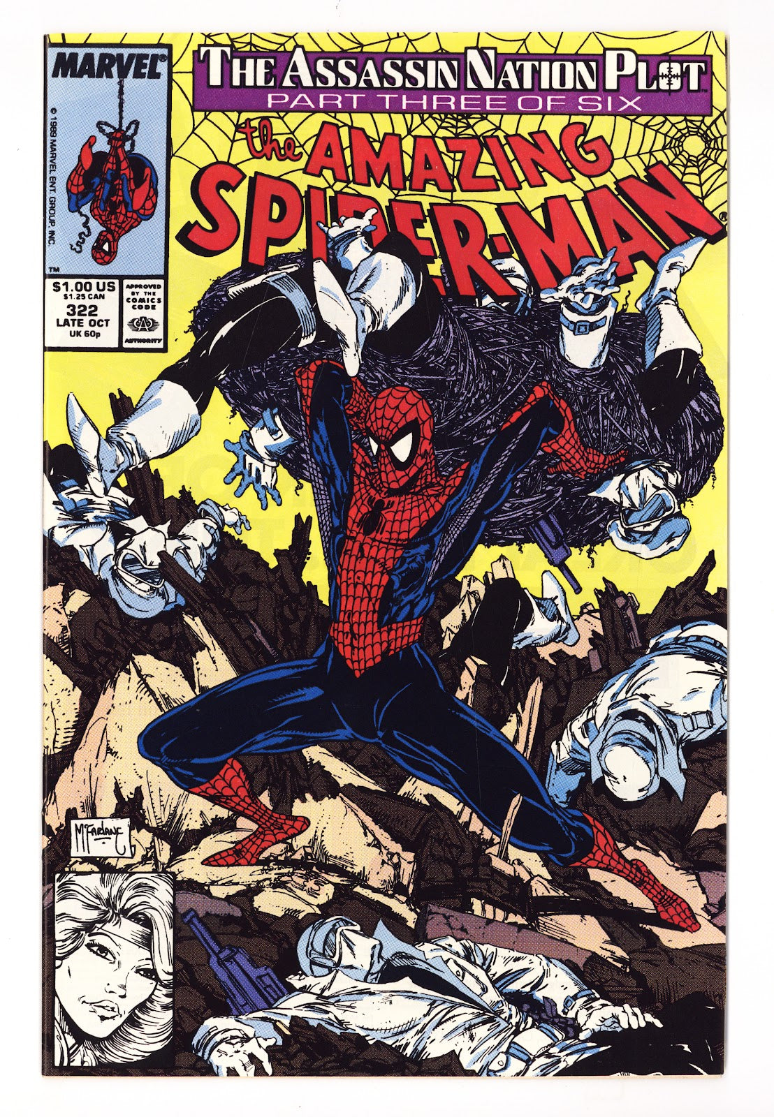 The Amazing Spider-Man Vol 1 322 VF/NM (9.0) (1989)  