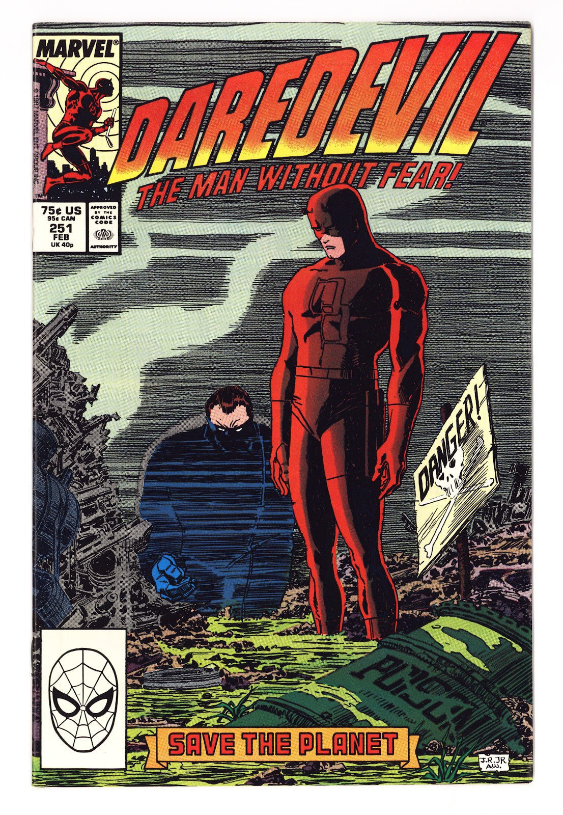 Daredevil Vol 1 251  Mid Grade   (1988)     
