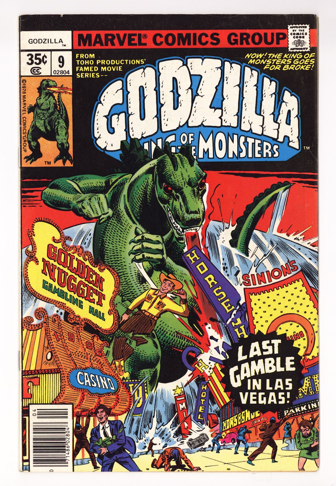 Godzilla Vol 1 9  VG/FN (5.0)   (1978)     