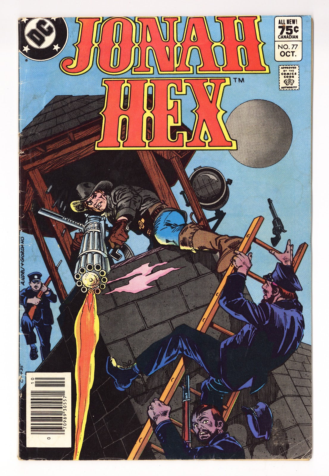 Jonah Hex Vol 1 77  Very Low Grade   (1983)   Canadian Price Variant  