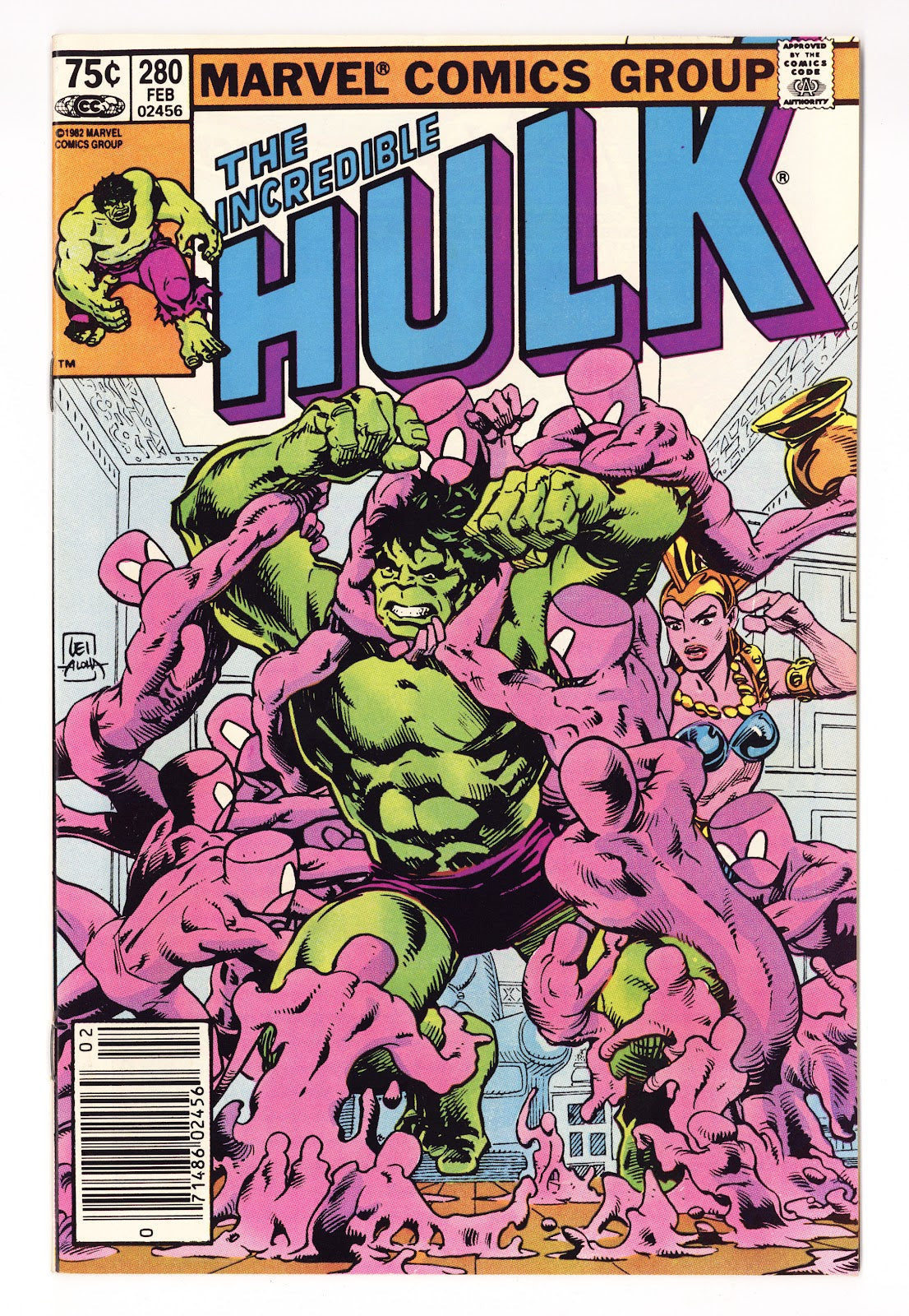 The Incredible Hulk Vol 1 280  High Grade   (1983)   Canadian Price Variant  