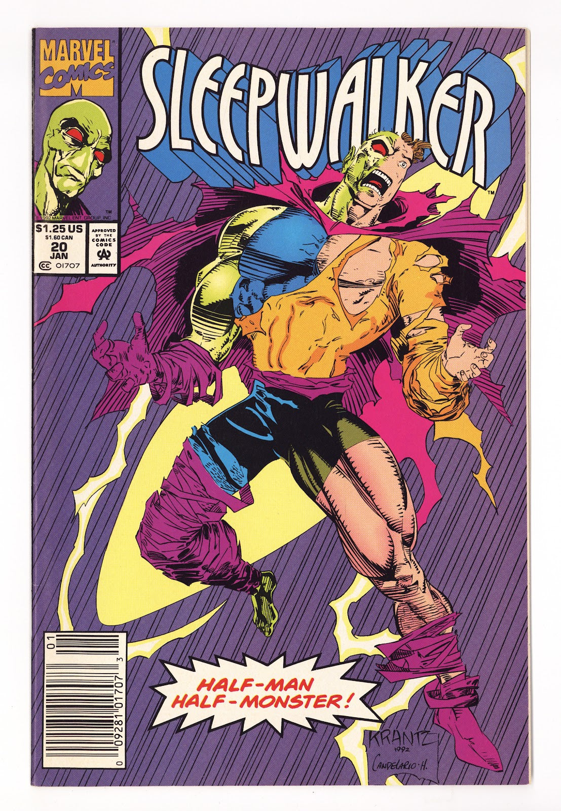Sleepwalker 20 High Grade (1993) Newsstand 