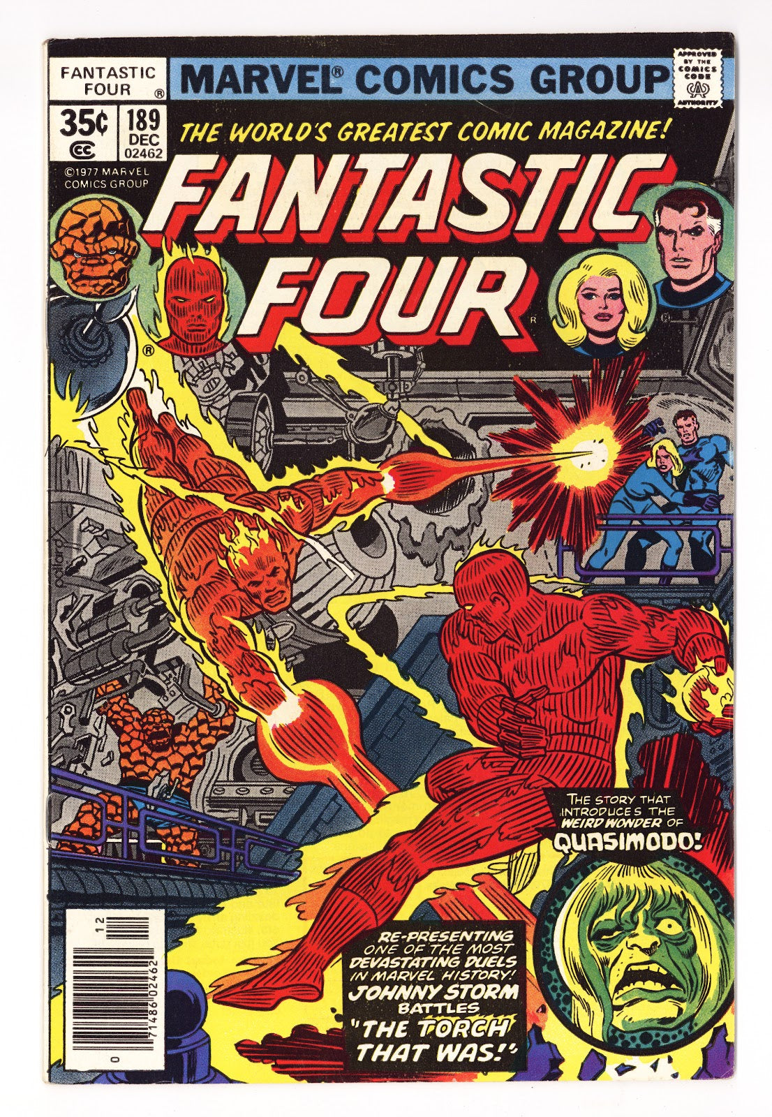 Fantastic Four Vol 1 189 Low Grade (1977) 
