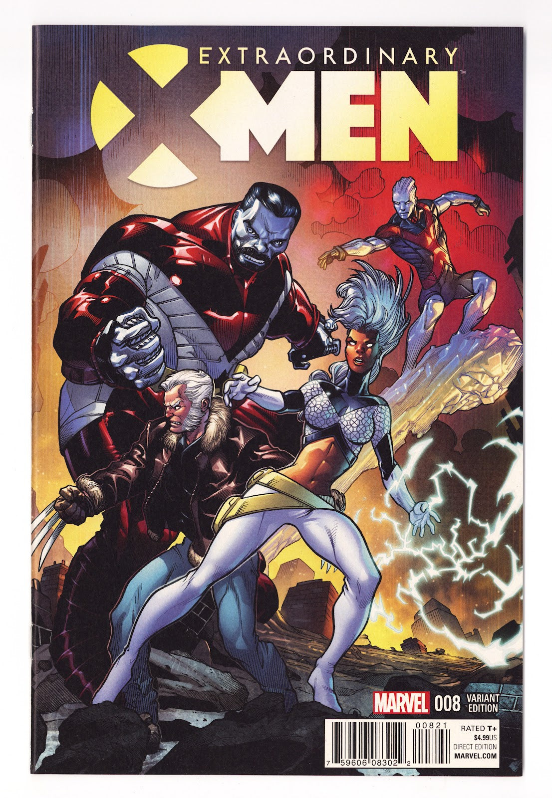 Extraordinary X-Men Vol 1 8 High Grade (2016) Stroman Incentive Variant 