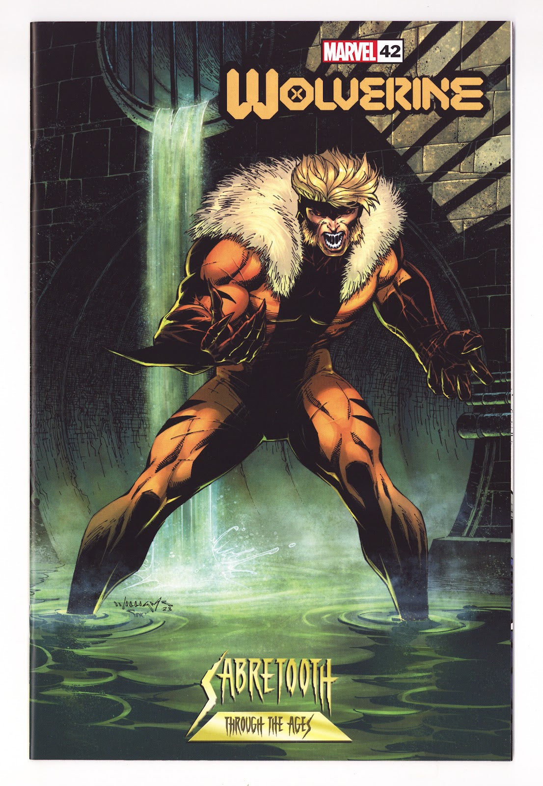 Wolverine Vol 7 42 High Grade (2024) Williams 'Sabretooth Through the Ages' Variant 