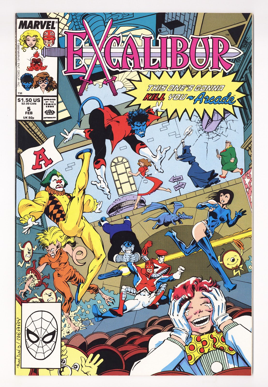 Excalibur Vol 1 5 Mid Grade (1989) 