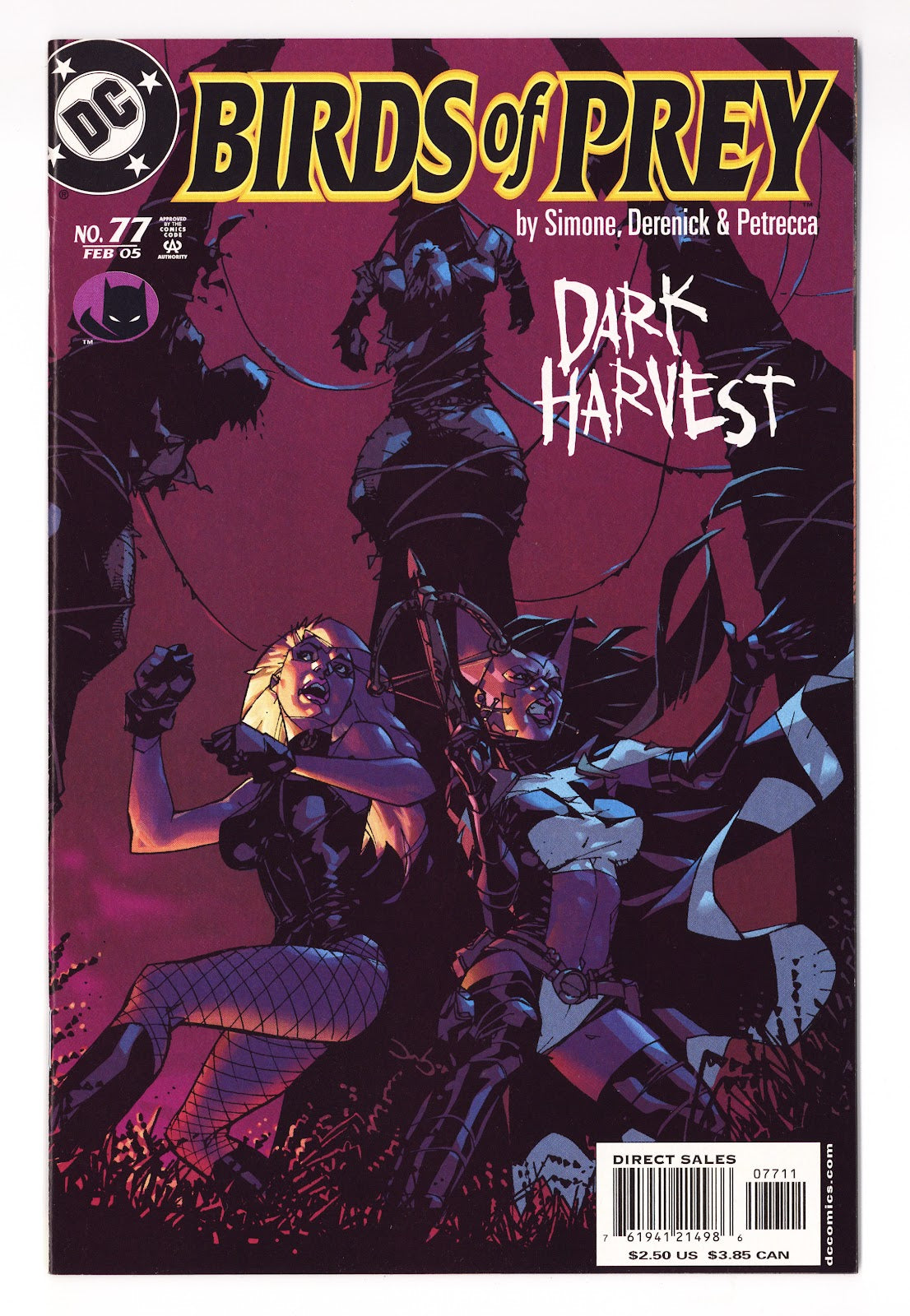 Birds of Prey Vol 1 77 High Grade (2005) Direct Sales 