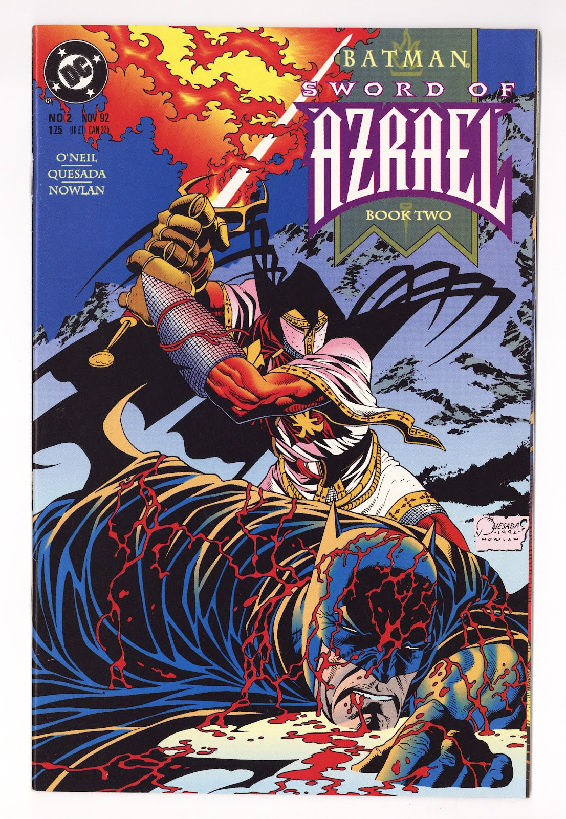 Batman: Sword of Azrael 2 Mid Grade (1992) 