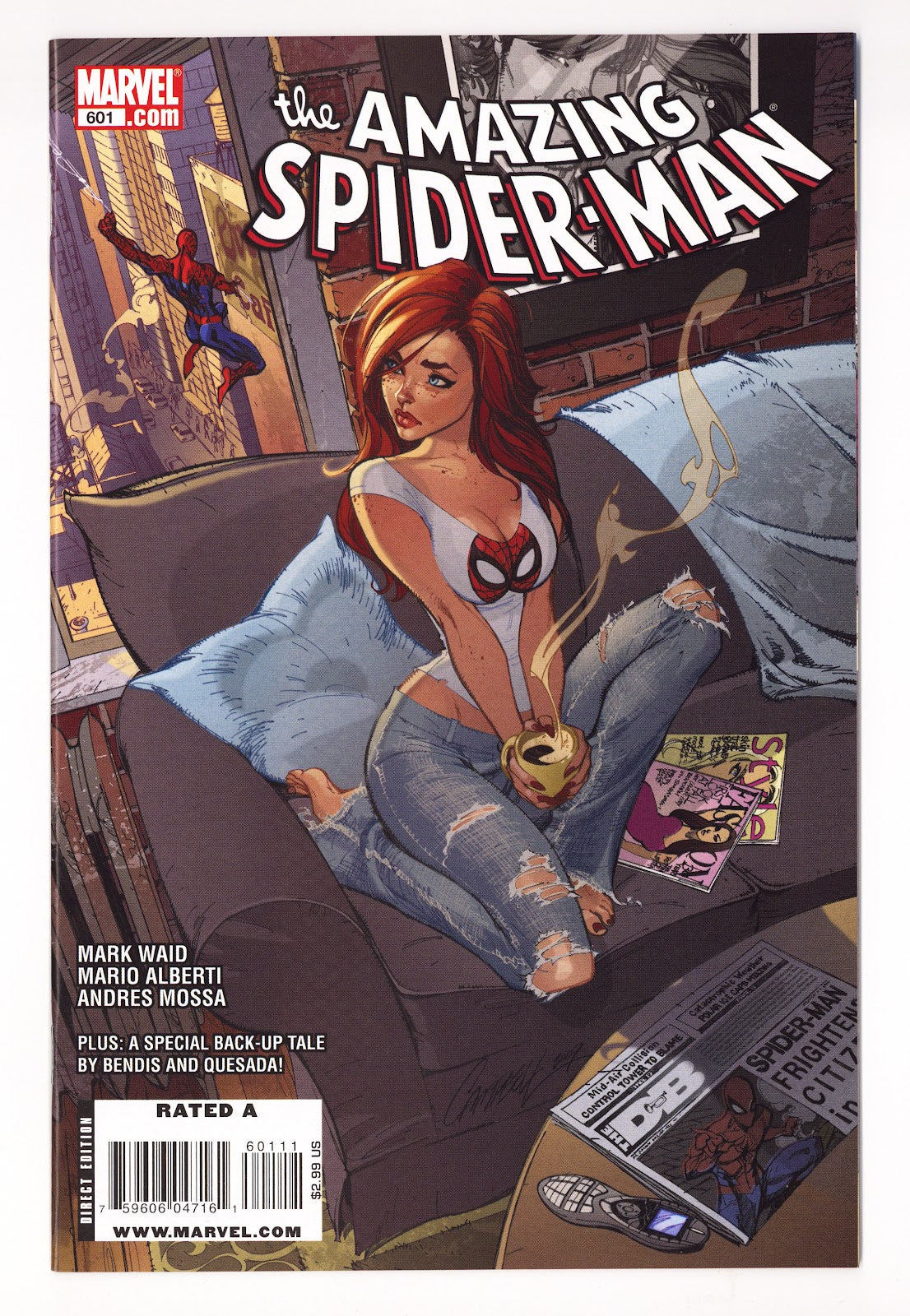 The Amazing Spider-Man Vol 2 601  VF+ (8.5)   (2009)
