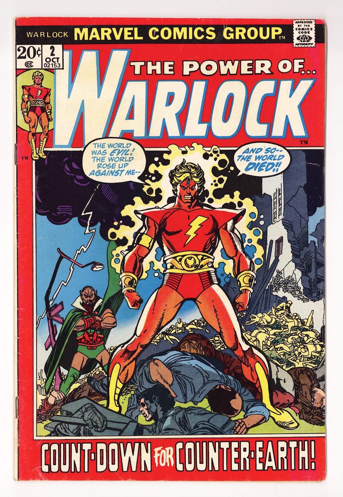 Warlock Vol 1 2  VG (4.0)   (1972)     