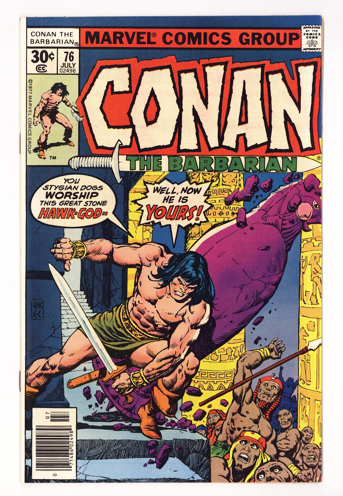 Conan the Barbarian Vol 1 76  Mid Grade   (1977)     