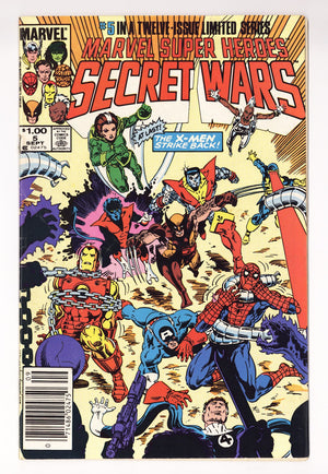 Marvel Super-Heroes Secret Wars Vol 1 5 GD/VG (3.0) (1984) Canadian Price Variant