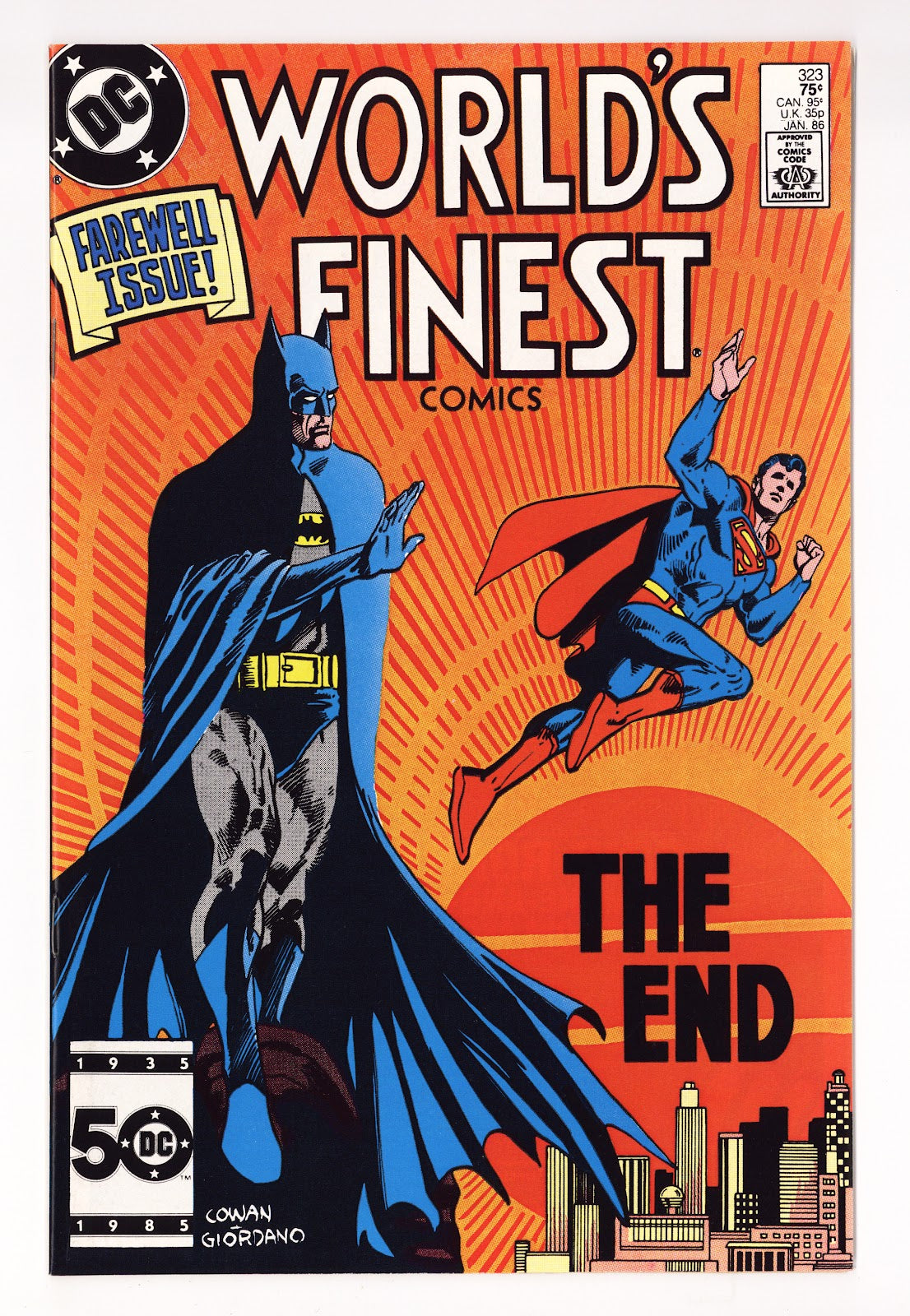 World's Finest Comics 323 High Grade (1986) 
