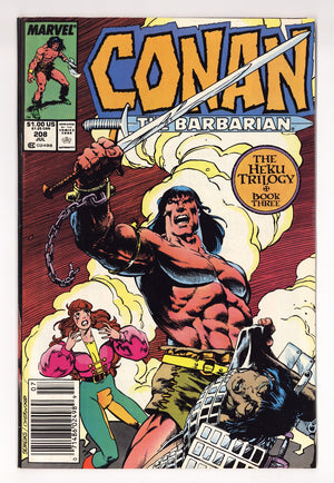 Conan the Barbarian Vol 1 208  Mid Grade   (1988)   Newsstand