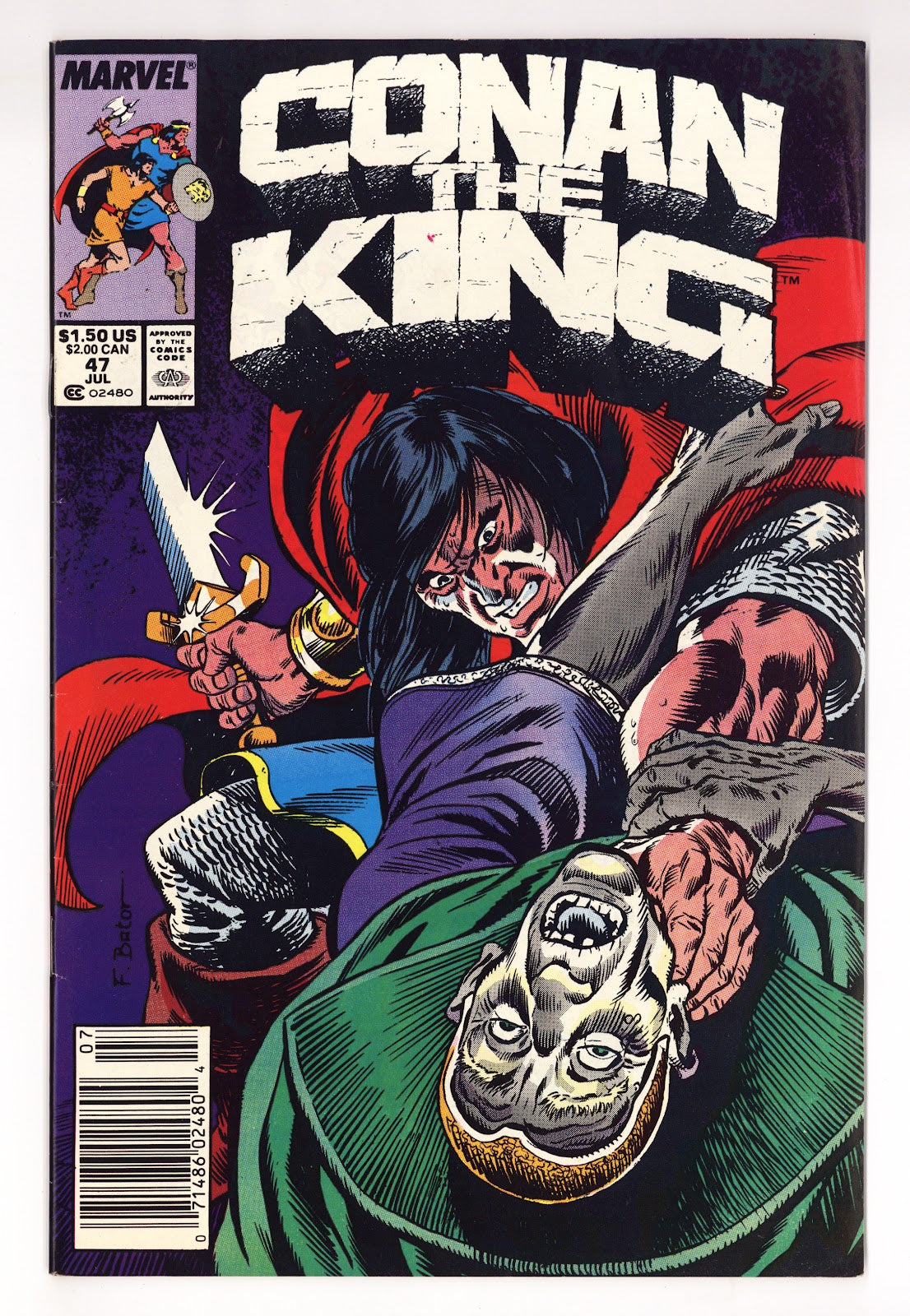 Conan the King Vol 1 47  Mid Grade   (1988)   Newsstand