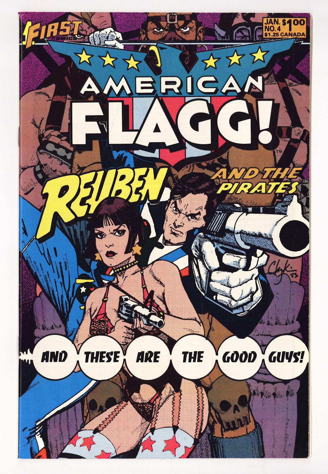 American Flagg! Vol 1 4 High Grade (1984) 